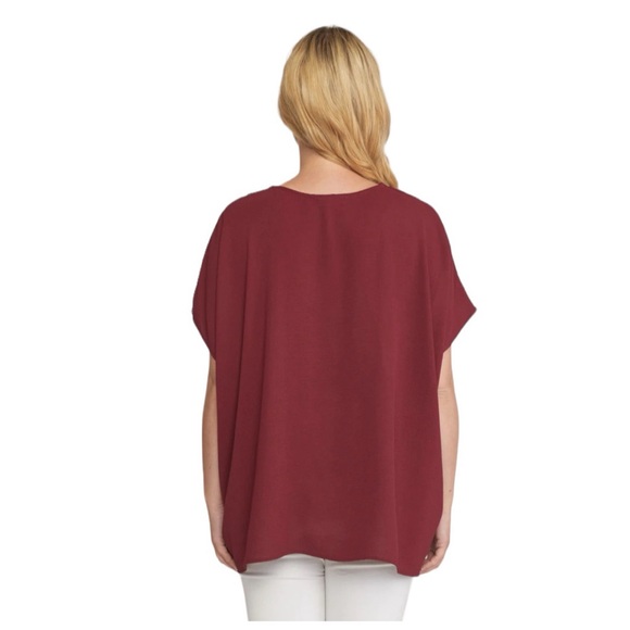 Champion Tee Workout Tee Tunic Burgundy Shoulders & Upper Back Mesh Size XL - Picture 2 of 4